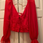 Urban Outfitters Silk Corset Top Photo 0