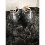 Fossil  high heeled lace up Oxford shoe 8.5 dark academia Harry Potter Photo 4