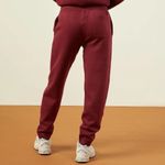 Monrow Supersoft Sweater Knit Cuffed Joggers in Rhubarb Red Size S NWT Photo 1