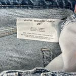 Ella Moss High Waist Crop Flare Distressed Blue Jeans Size 25 Photo 5