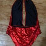 Forever 21 EDC Rave Red Halter Top Body Suit Photo 1