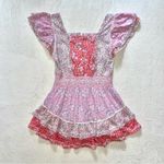 Love Shack Fancy  Stanton Mini Dress in Patchwork Floral Print size XS Photo 6