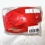 J.Crew NWT Red Textured Convertible Scrunchie Sweetheart Bikini Top Photo 1