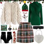 Chicwish Womens soft heart shaped balls Thick open Cardigan Sweater ivory cream Photo 9