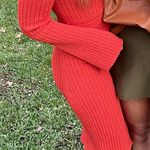 Burnt Orange Sweater Set Photo 3