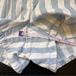 Aerie ✨ Women’s Blue White Striped Elastic Waistband Shorts Small Photo 8