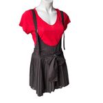 Vintage Olive Des Olive Japanese Brand × Streetwear Suspender Pleated Skirt Brown Photo 2