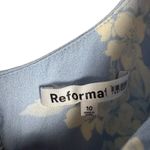 Reformation Reverie Light Blue Floral Sweetheart Sheath Maxi Dress Size 10 Photo 11