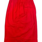 Vintage Escada Red‎ Pencil Skirt 100% Wool elastic waist in Germany Size 4/6 Red Photo 0