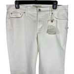 Lucky Brand NWT  Sweet Mid-Rise‎ Straight White Jeans Sz 30 Photo 2