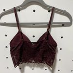 Aerie NWT Snow Angel Lace Padded Bralette Royal Berry Size XS Photo 5