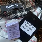 Boutique Blue B collection plaid tweed blazer brown size M Size M Photo 12