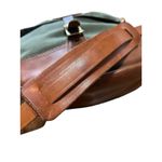 Vintage Duluth Green Canvas & Leather Pack Crossbody Shoulder Bag‎ USA 15Wx12T Photo 3