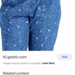 Style & Co Jean Joggers size xs by very thin material super cute pattern… Photo 1