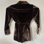 Free People Wrap Romper Viola Velvet Jumpsuit Size Medium Long Sleeve Holiday Photo 3