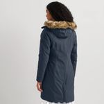 Eddie Bauer Women's Sz Medium Olympia Waterproof Down Hooded Stadium Coat Photo 9