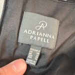 Adrianna Papell  black lace nude lined cap sleeve sheath dress 8 Photo 6