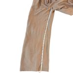 Monteau Los‎ Angeles Wide Leg Jumpsuit V Neck 3/4 Sleeve Casual Modern NWT Tan Photo 4