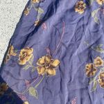 Sag Harbor 90s Purple Floral Skirt Photo 1