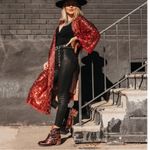 FREEBIRD by Steven Crue NWT wine multi booties- not included in promotions Photo 3