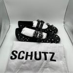 Schutz NWOB  Women's Sarita Leather Flat size 7 Mary Jane studded black Photo 9