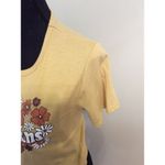 Zoozatz Texas Longhorns Crop Top floral Short sleeve Tee Size XS Photo 3