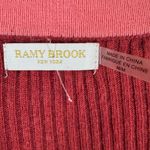 Ramy Brook Nina Cardigan Sweater Size Medium Red Cashmere Blend Photo 3