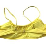 No Boundaries  Bikini Top Adjustable Straps Removable Cups Yellow L Photo 1