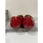 Franco Sarto Oswego red liquid patent Leather And Beige 9W Photo 4