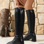 SheIn Black Knee High Boots Photo 2