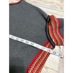 Natural Life  Knit Trim Sweatshirt Size Small Medium S/M Gray Oversized Photo 6