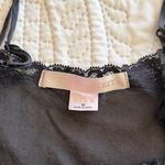 Victoria's Secret  Silk Black Lace Top Photo 2
