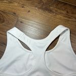 Nike  Dri-Fit Sports Bra White Racerback Athletic Logo Unpadded Stretch Womens XL Photo 5