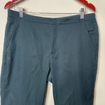 Lululemon Travel Pants Reflective Flap Pocket Stretch Teal Green Womens 10 Photo 1