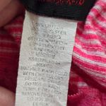 Hot Tempered Y2K Pink Striped Cap Sleeve Top Size Medium Photo 6