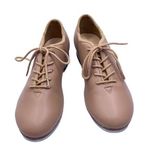 Unisex Caramel Oxford Tap Shoes 5.5 Dance Lace Up Terrie So Danca Vegan Leather Tan Photo 0