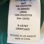 Emerald Sundae NEW Draped Slit Hem Midi Dress Hunter Green Plus Size 16 Stretch Photo 7