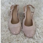 Kelly & Katie Block Heel Slingback Pumps Round Toe Pink Beige Dress Shoes 9.5 Photo 1