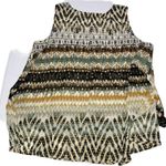 💜 Established 1962 Colorful Boho Flowy Tank Top Blouse Gold Size 2X Photo 1