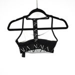 Alala  Crest T-Back Cami Athletic Work Out White Black Logo Sports Bra Small Photo 1