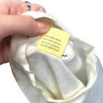 Flax Linen Lagenlook Button Down Front Tunic Top White Cream Size Small Photo 6