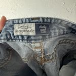 Aeropostale Jeans Y2k 5/6 Short Hailey Skinny Flare Distressed Denim Low Rise Photo 8