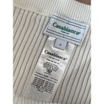 Casablanca Cut Out Ribbed Bralette in White Small New Womens Cropped Tube Top Photo 5