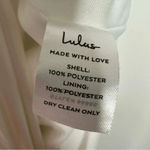 Lulus  Thoughts Of Hue White Surplice Maxi Dress Size XS Photo 8
