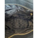 Michael Kors  black Saffiano leather Hamilton East West Studio gold bag tote Photo 10