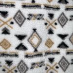 Canada Weather Gear Women's 1/4 Zip Aztec Printed Sherpa Pullover Pockets XXL Black Photo 8