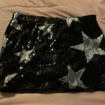 Sparkly Mini Skirt Black Size M Photo 0