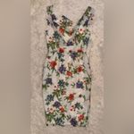 Black Halo NWOT   Jackie O Sequin Sheath Floral Pencil Dress Size 8 Photo 2