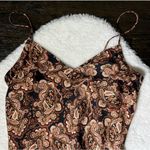 Nili Lotan x Target Brown Paisley Slip Dress Black Size XXS Photo 3