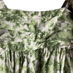 Abercrombie & Fitch Green Floral
Puff Sleeve Babydoll Cottage Mini Dress S Photo 3